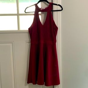 Hardly worn medium red winter dress!